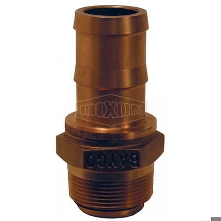 Dixon Nozzle Swivel, 1-1/2 in Nominal, MNPT x Hose Shank, Bronze, Domestic 1565U